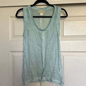 Cloth & Stone sleeveless top. Blue. Size S.
